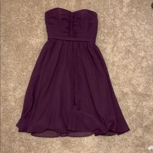 Plum purple Alfred Angelo dress